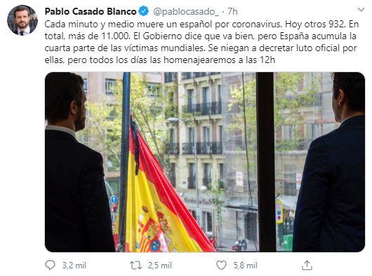 Tuit Pablo Casado Tuit Pablo Casado