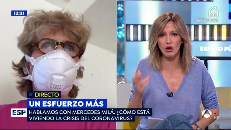 Mercedes Milá en 'Espejo Público'. Antena 3