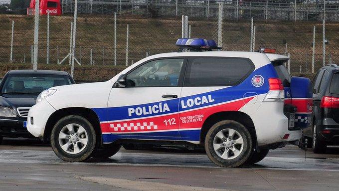 Un vehículo de la Policía Local de San Sebastián de los Reyes. 