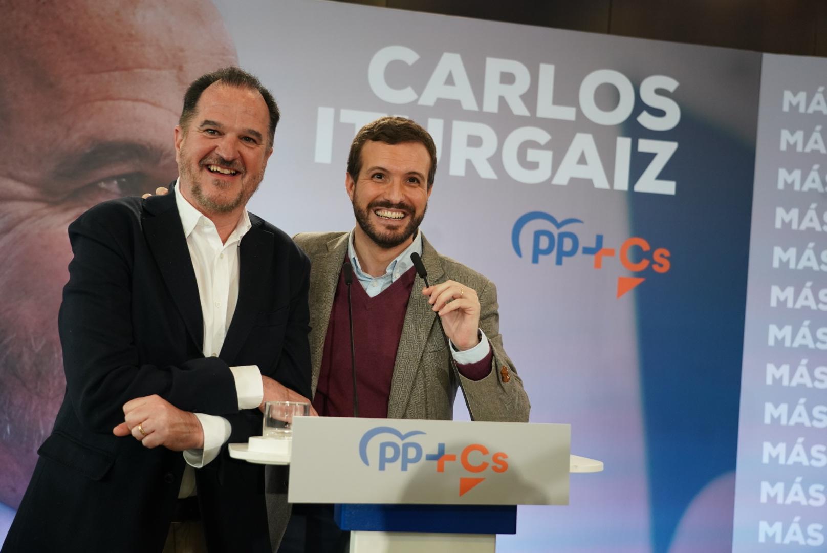 Carlos Iturgaiz y Pablo Casado