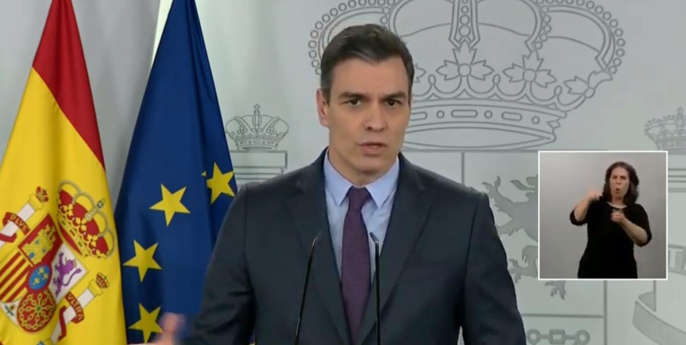 El presidente del Gobierno, Pedro Sánchez. 