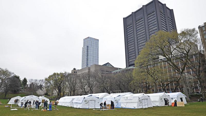 Hospital de campaña de Central Park / EuropaPress