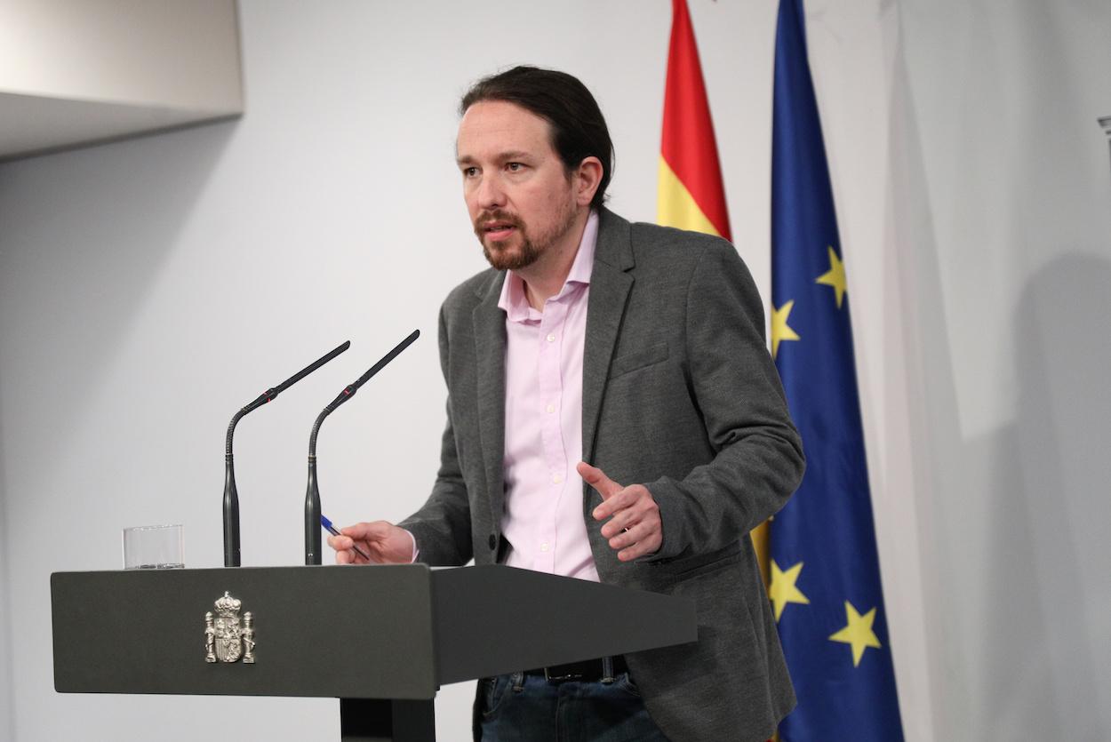 Pablo Iglesias, vicepresidente sefundo y ministro de Derechos Sociales y Agenda 2030