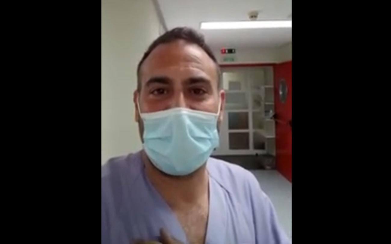 Antonio, sanitario del Servicio de Reanimación del Hospital de Alicante