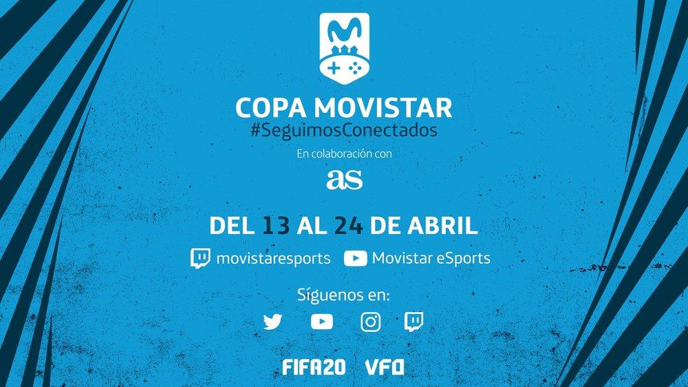 Imagen promocional de la Copa Seguimos Conectados de Movistar
