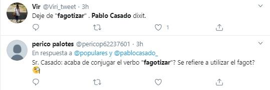 Tuits sobre el error de Casado Tuits sobre el error de Casado