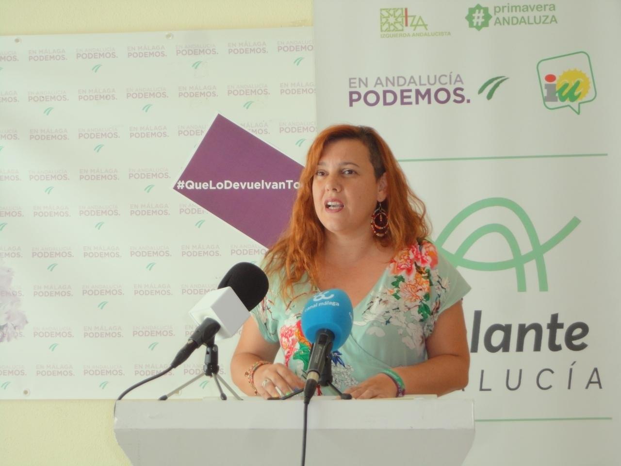 Vanessa García, parlamentaria Adelante Andalucía. EP