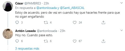 Respuesta al tuit de Antón Losada
