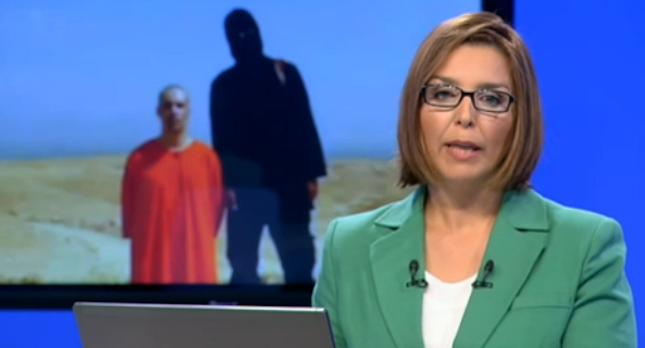 La última de Telemadrid: emiten la decapitación del periodista Foley y la mantienen en su página web 