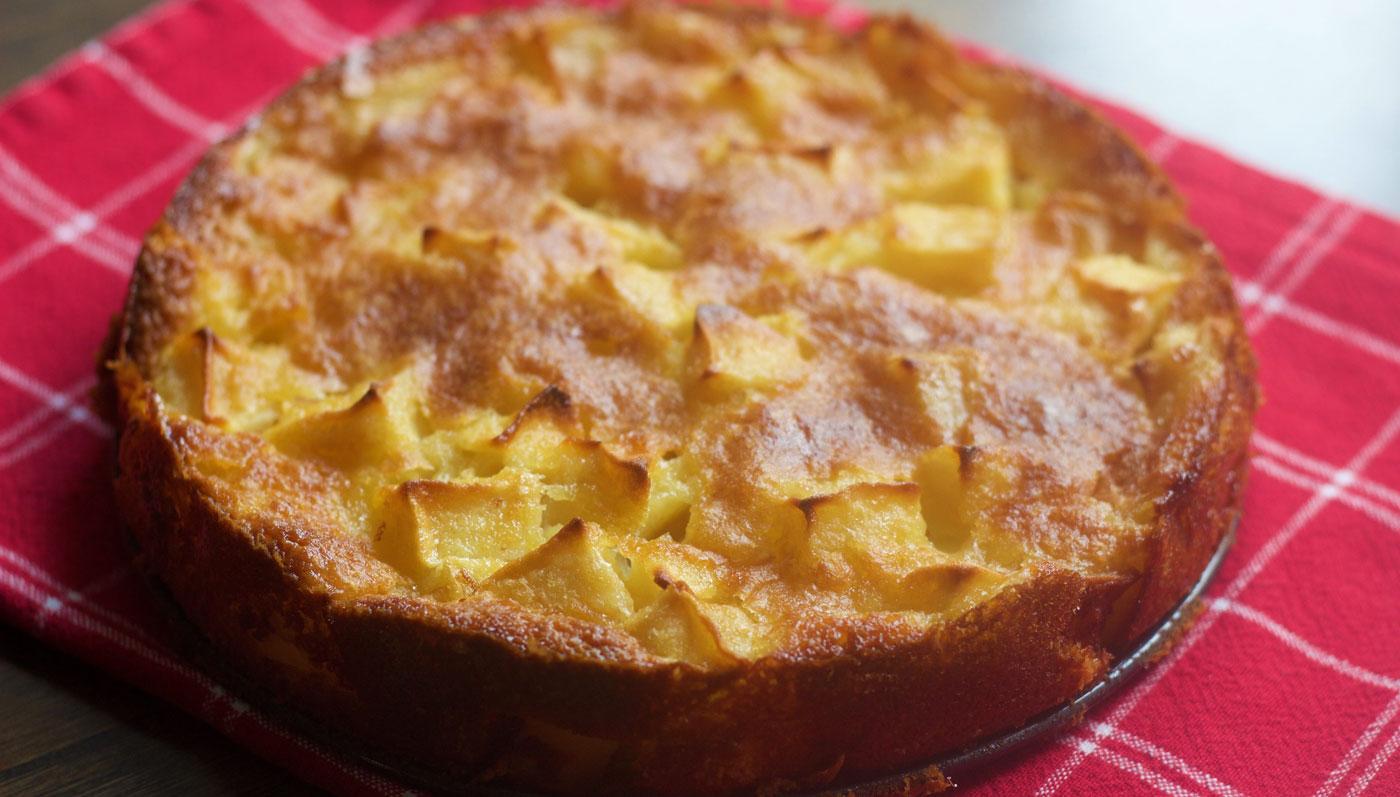 Tarta de manzana al horno