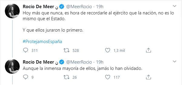 Mensajes de Rocío de Meer. Mensajes de Rocío de Meer.