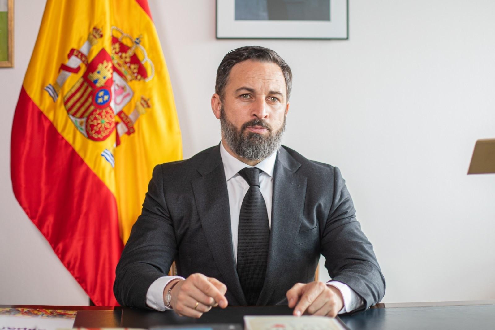 El presidente de Vox, Santiago Abascal. EP