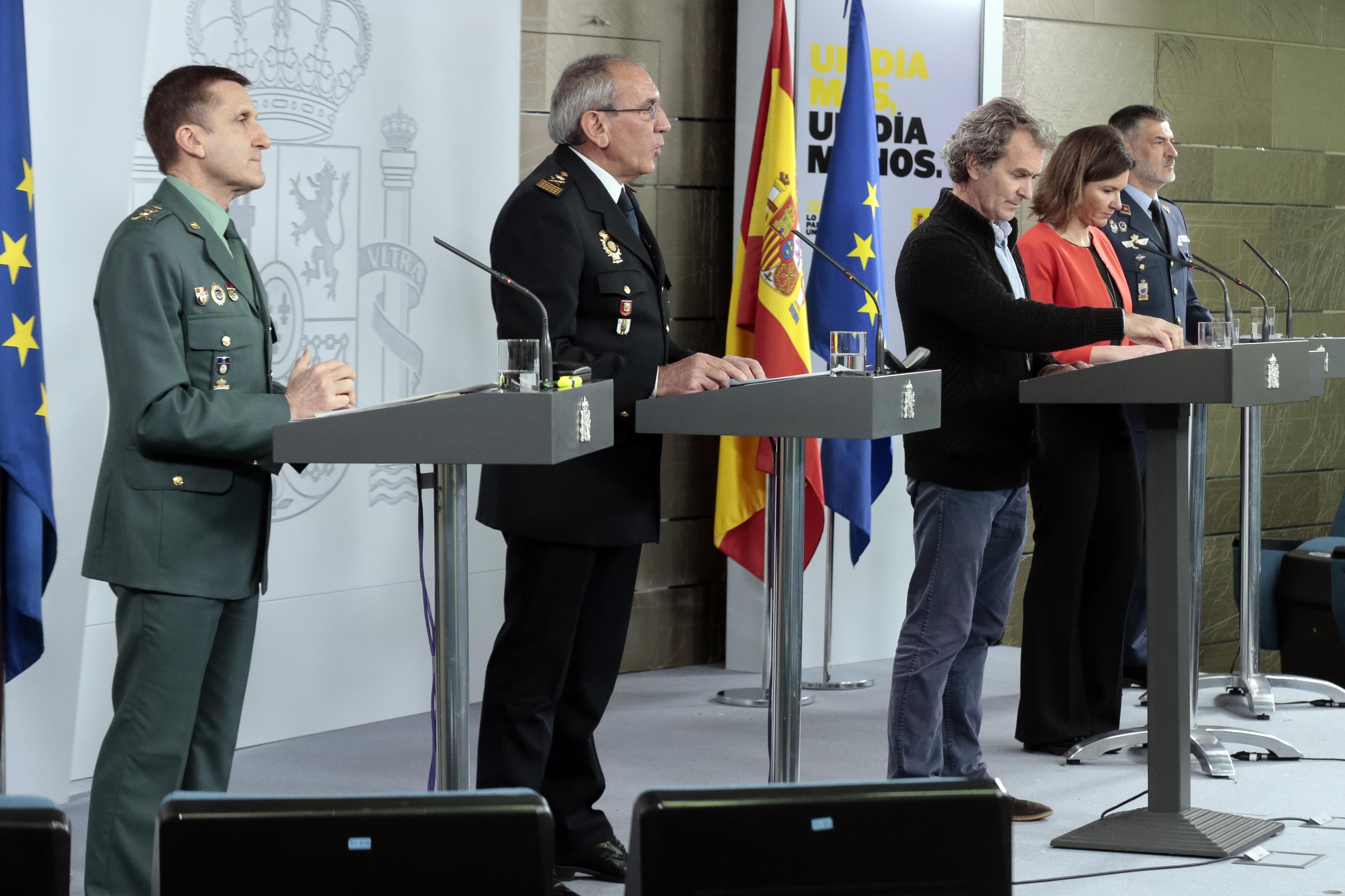 El jefe del Estado Mayor de la Guardia Civil, José Manuel Santiago. Europa Press.