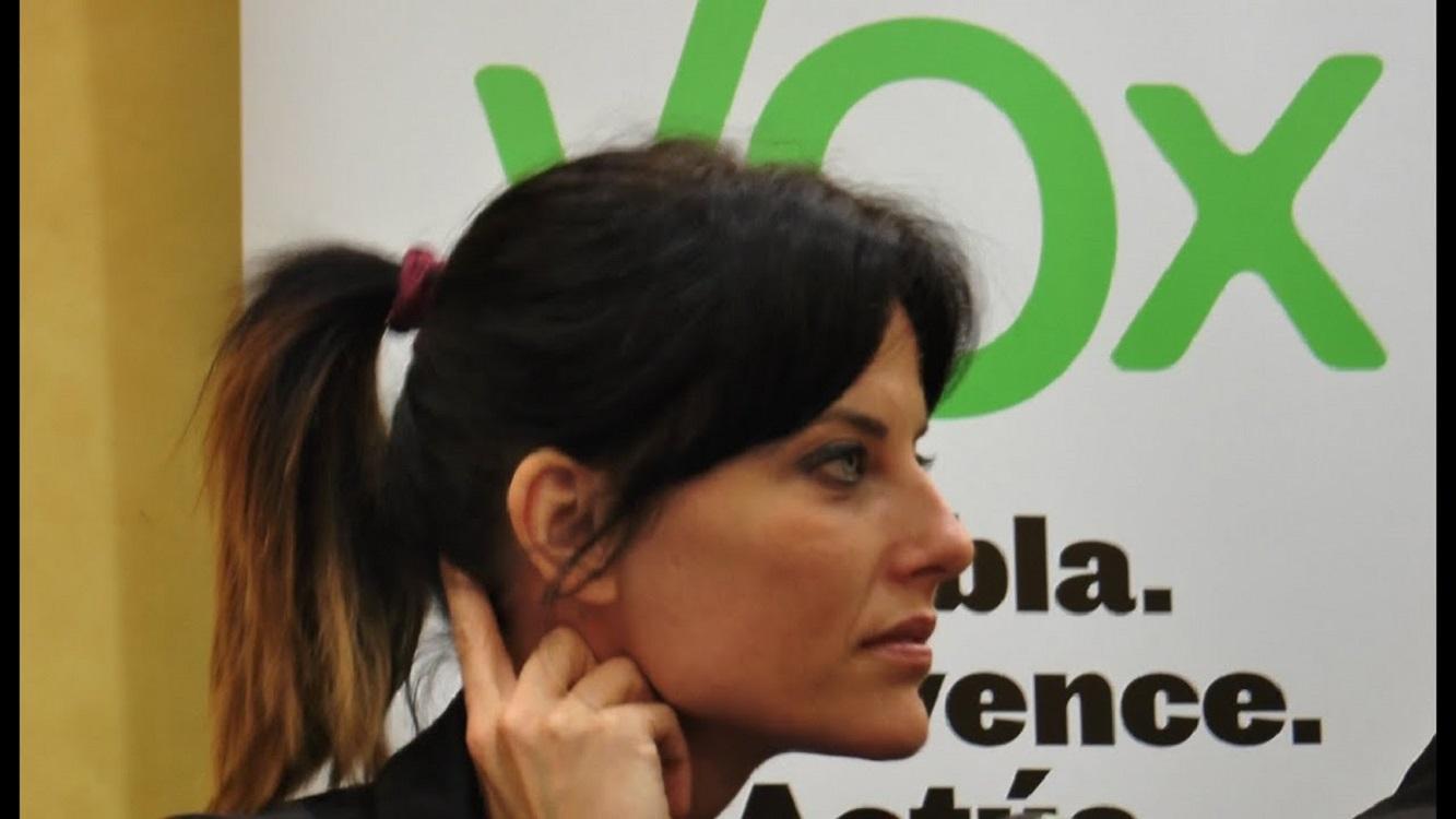 Cristina Seguí en un acto de Vox. EP