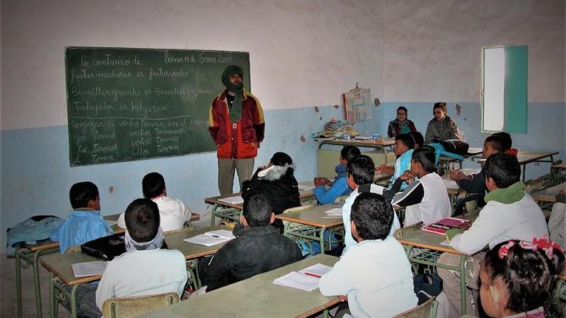 Clase sahara alumnos practicas