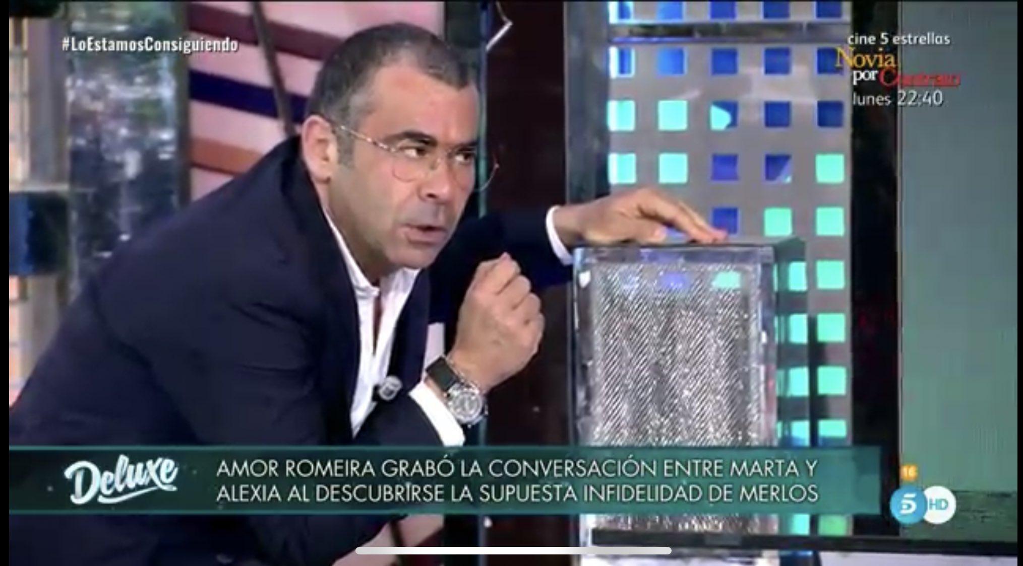 El presentador de 'Sálvame', Jorge Javier Vázquez. Fuente: Mediaset. 