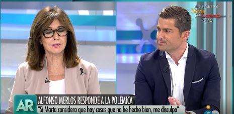 Alfonso Merlos, durante su intervención en El Programa de Ana Rosa