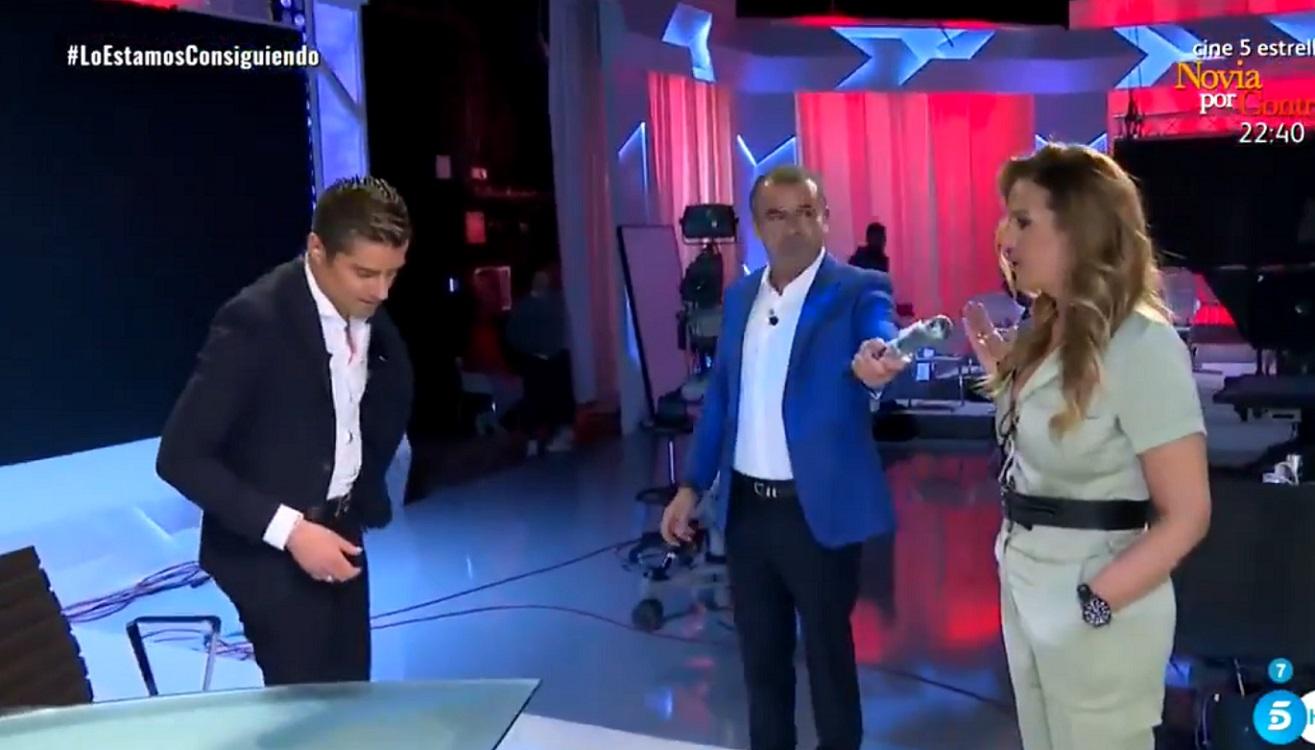 Alfonso Merlos y Marta López. Mediaset