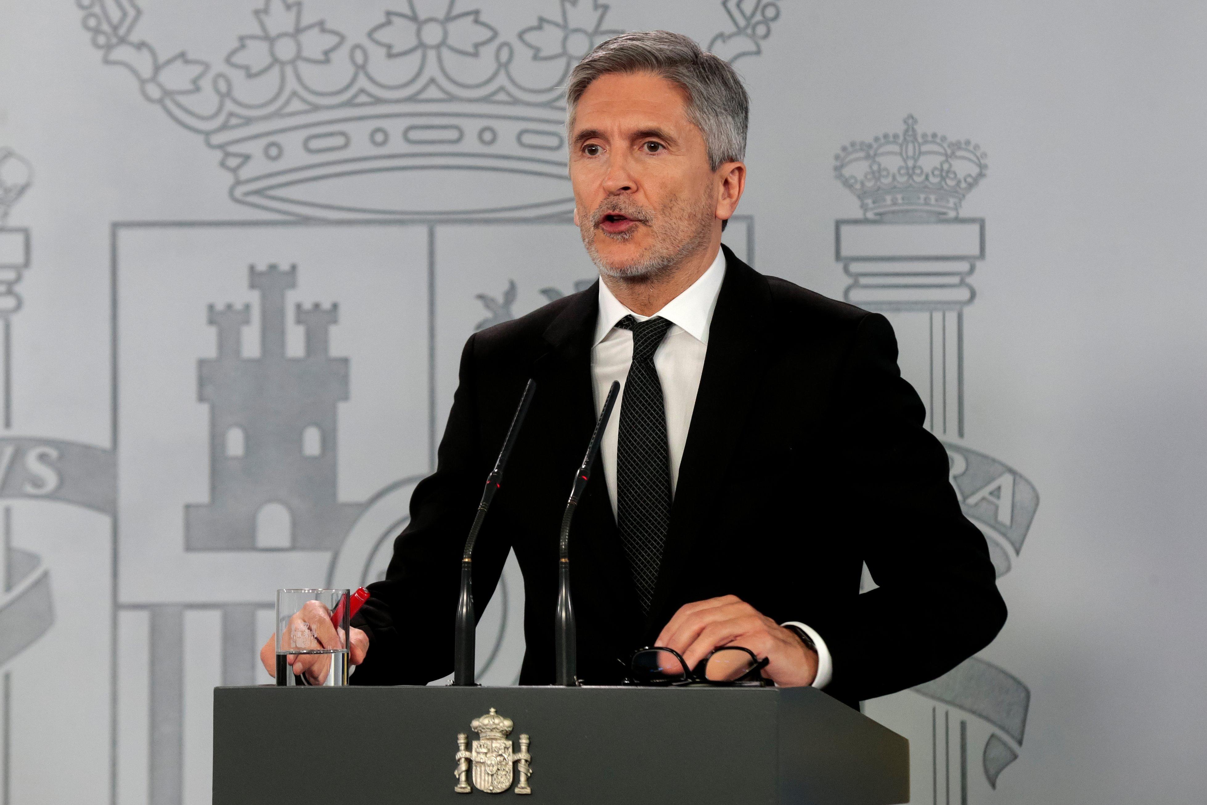 El ministro del Interior, Fernando Grande-Marlaska. Fuente: EP.