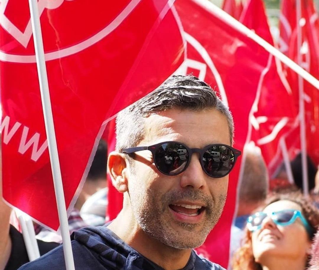 Antonio González, secretario de AGE de UGT Málaga