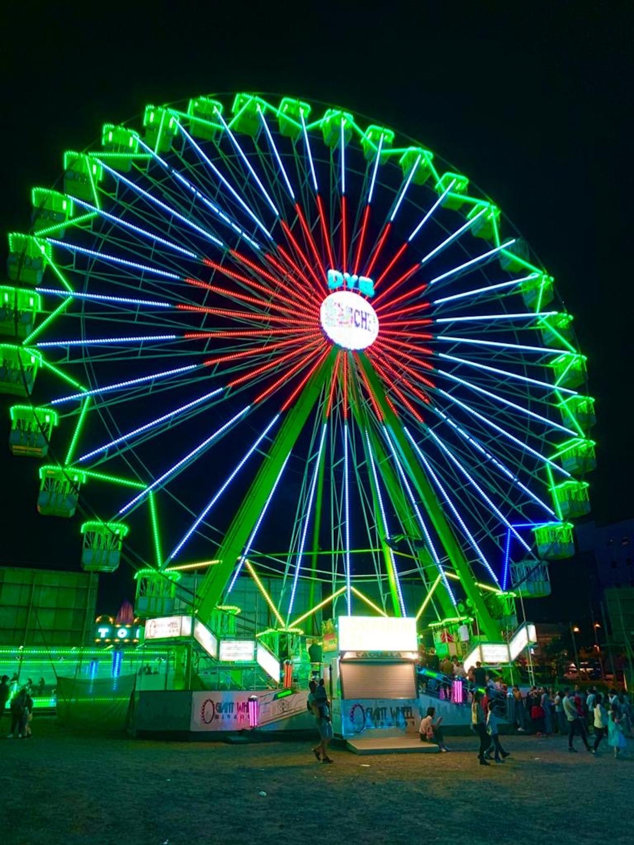 Fotografía de una feria