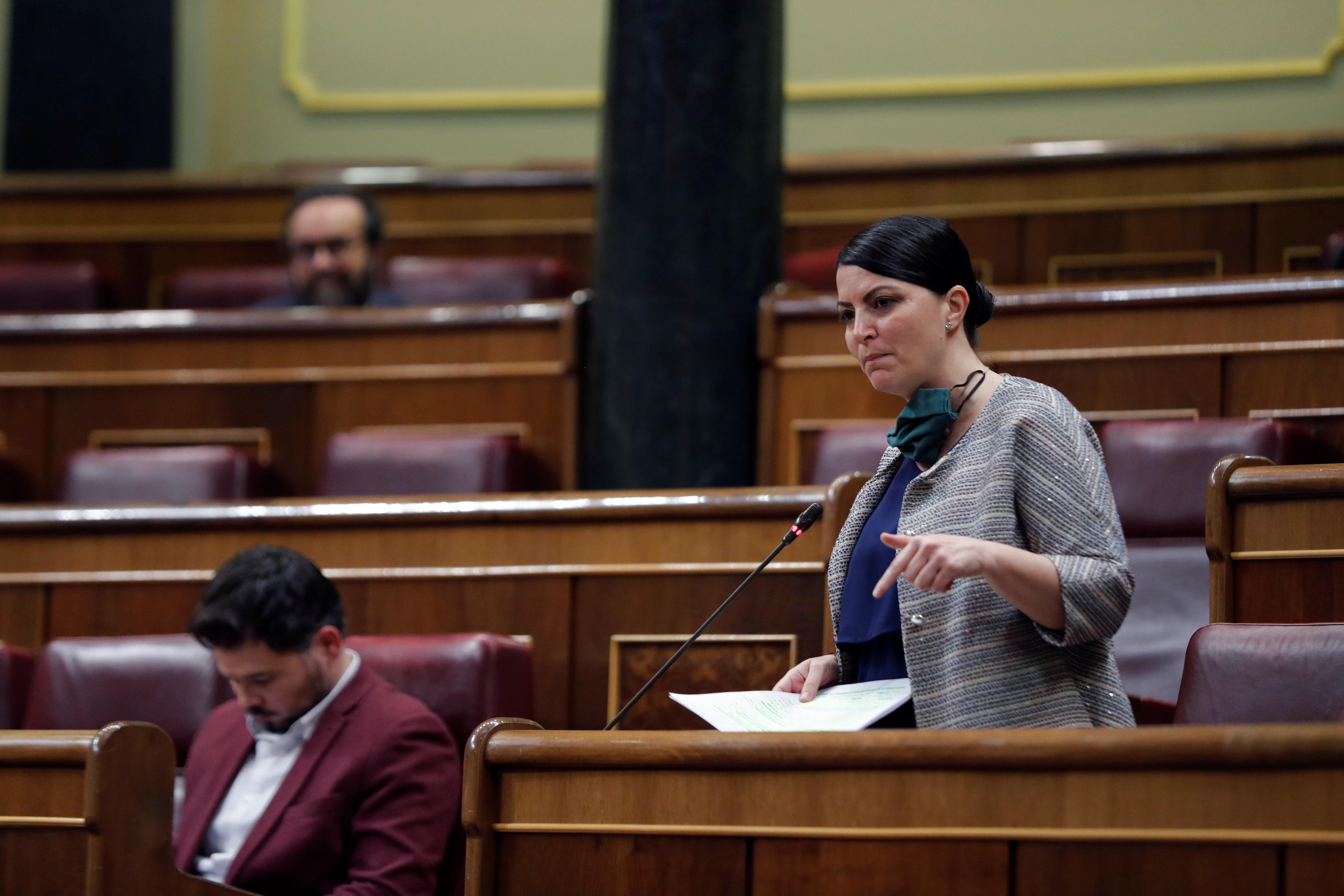 EuropaPress 2949487 diputada vox macarena olona intervencion sesion control ejecutivo celebrada