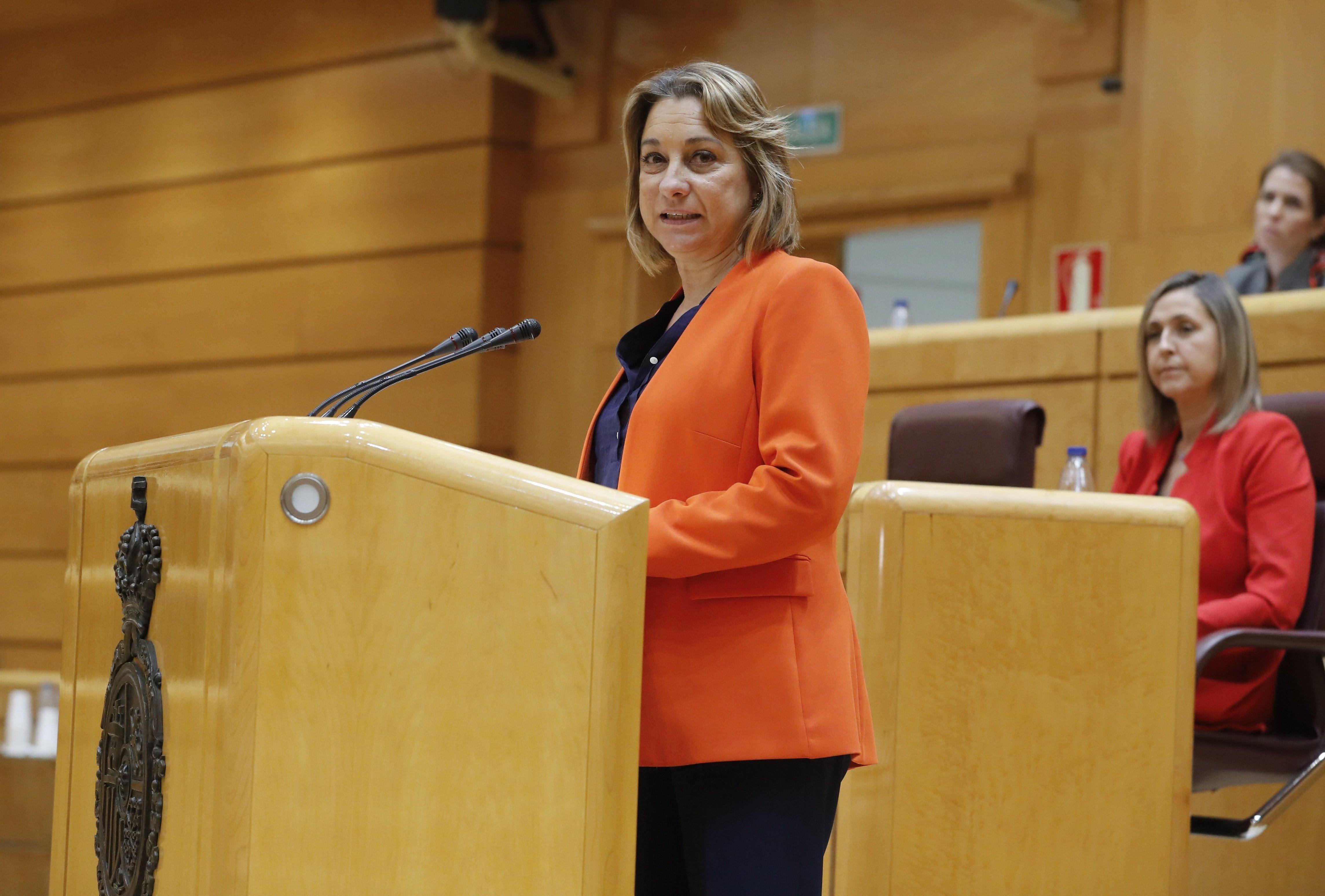 María Victoria de Pablo Dávila en la Comisión General de las Comunidades Autónomas. Fuente: Europa Press.