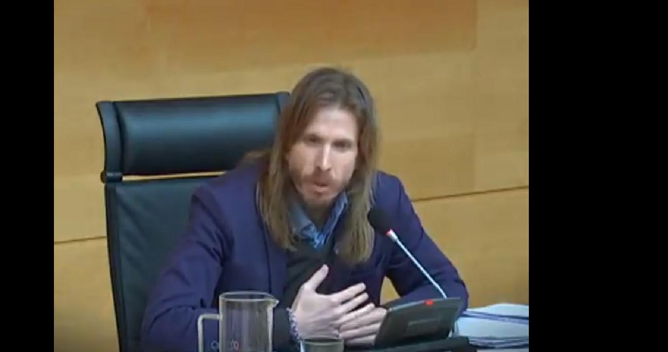 El secretario general de Unidas Podemos en Castilla y León, Pablo Fernández. Fuente: Twitter.