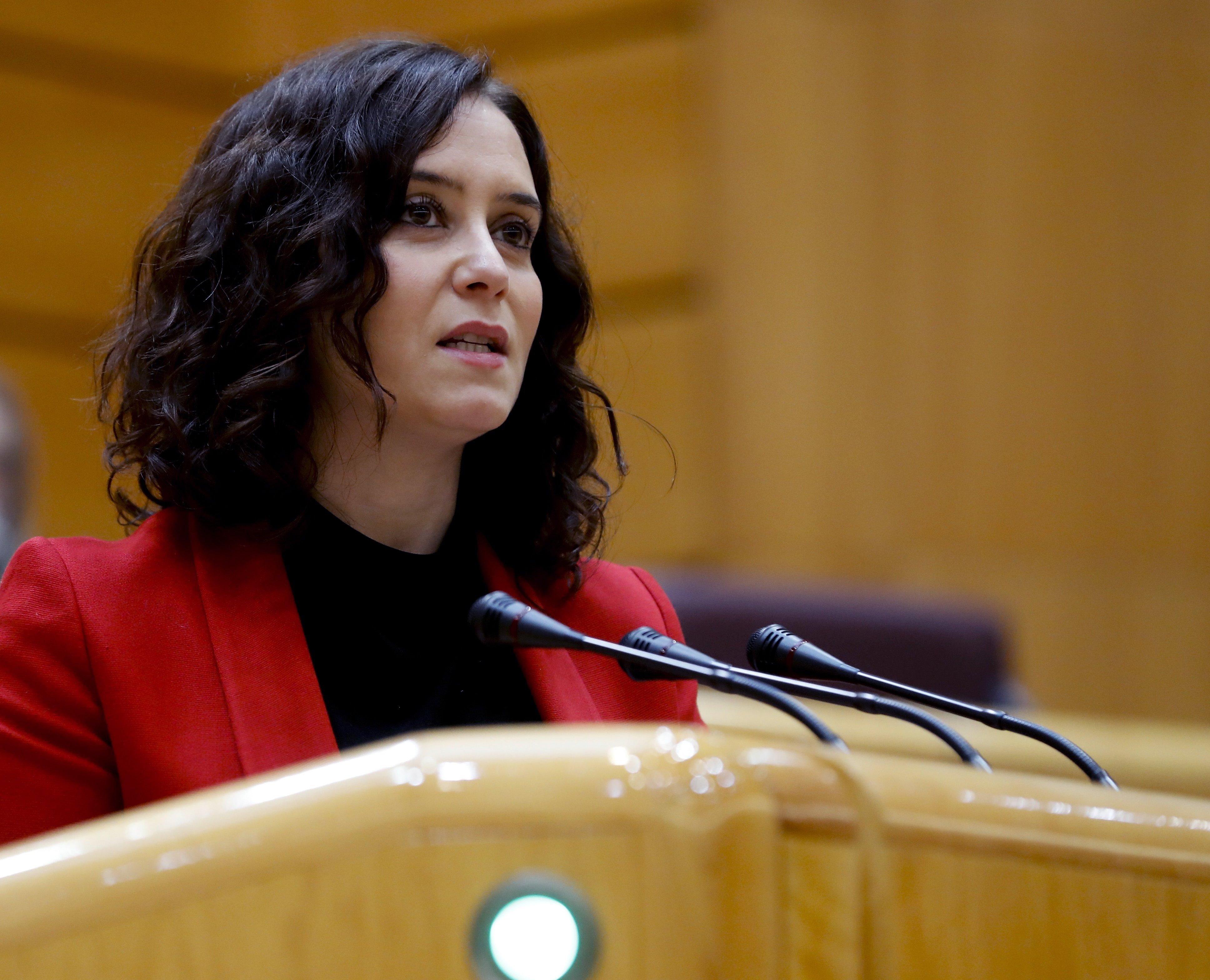 La presidenta de la Comunidad de Madrid, Isabel Díaz Ayuso. Fuente: EP