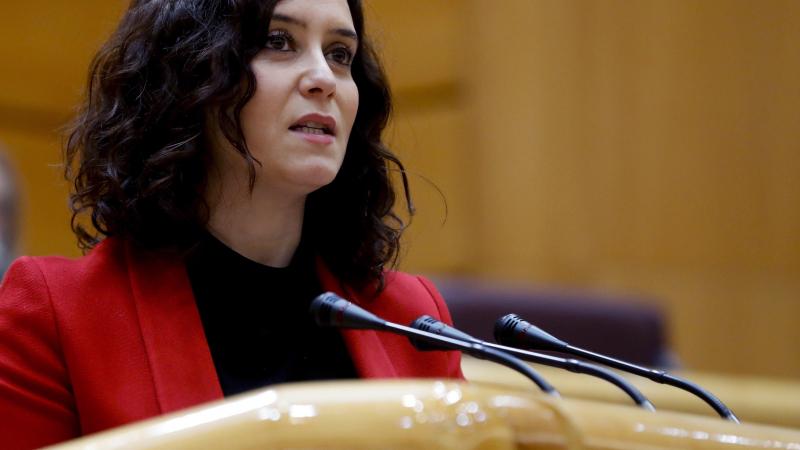 La presidenta de la Comunidad de Madrid, Isabel Díaz Ayuso. Fuente: EP