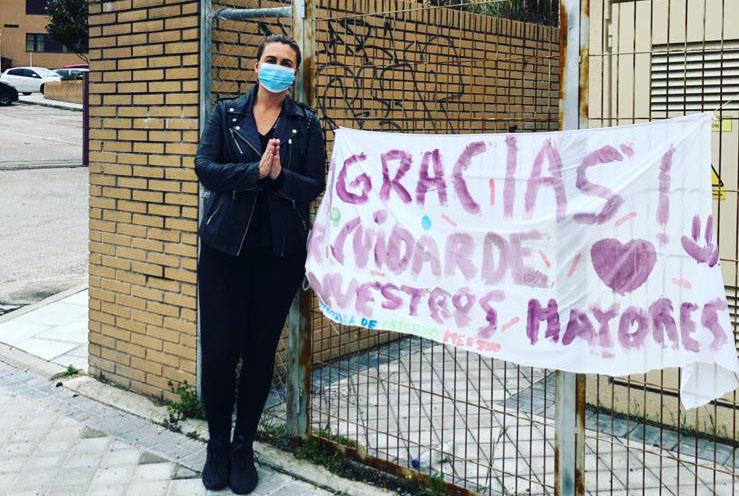 Carlota Corredera mostró su solidaridad con los mayores de las residencias de ancianos, uno de los colectivos más castigados por la crisis del coronavirus