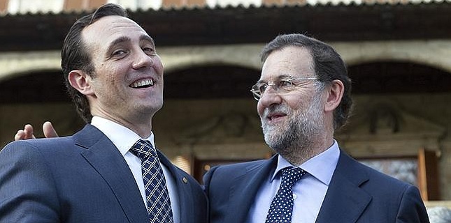 José Ramón Bauzá, expresidente de Baleares, y Mariano Rajoy en una imagen de archivo