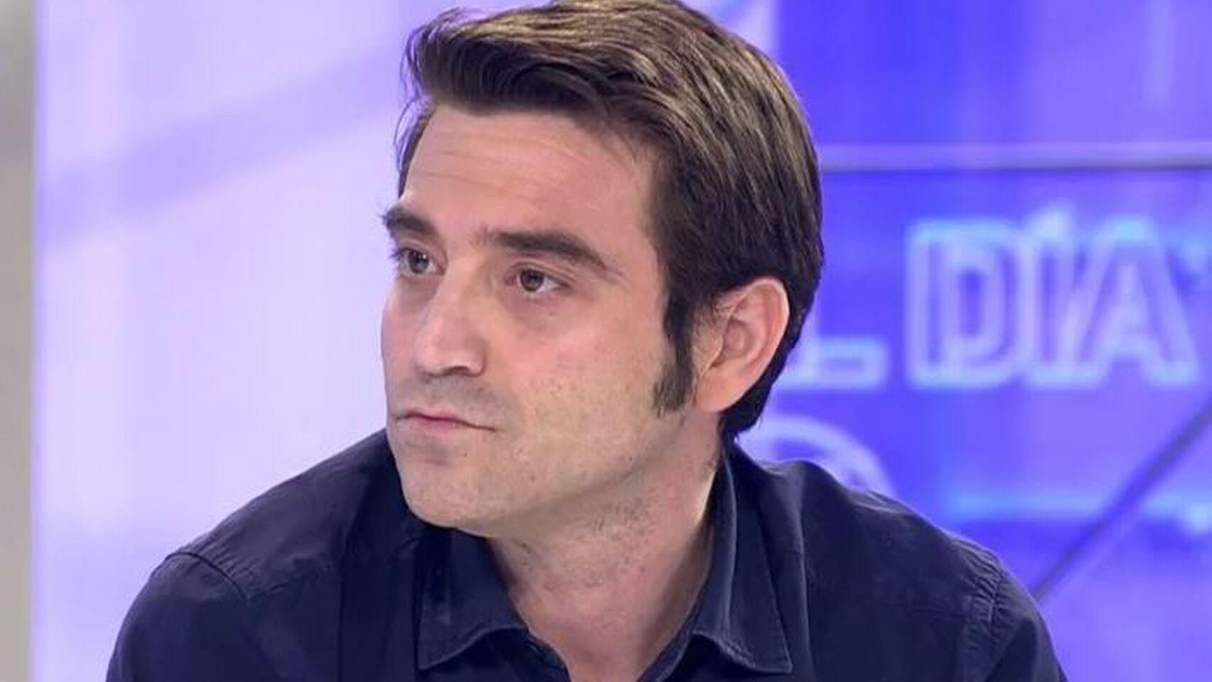 Javier Negre durante una de sus colaboraciones en Telecinco. Fuente: Mediaset.