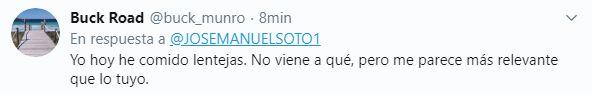 Respuesta al tuit de José Manuel Soto sobre ayudar al producto español