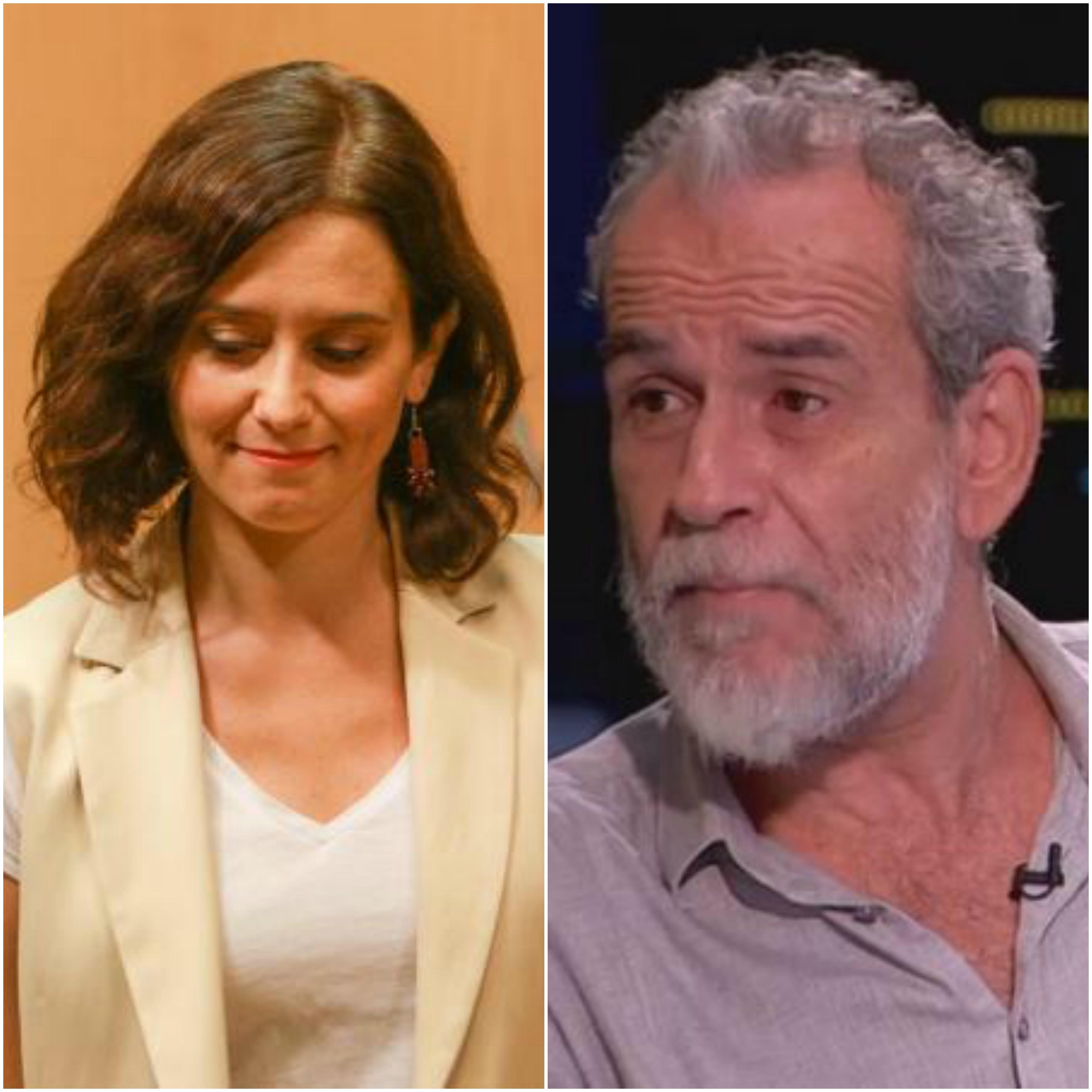 El actor Willy Toledo ha criticado a la presidenta de la Comunidad de Madrid, Isabel Díaz Ayuso