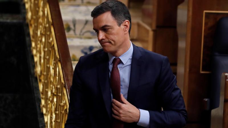El presidente del Gobierno, Pedro Sánchez, en el Congreso de los Diputados
