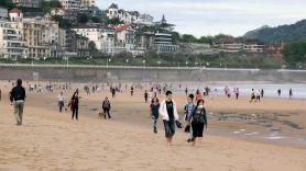 Paseos en la playa de la Concha de San Sebastián