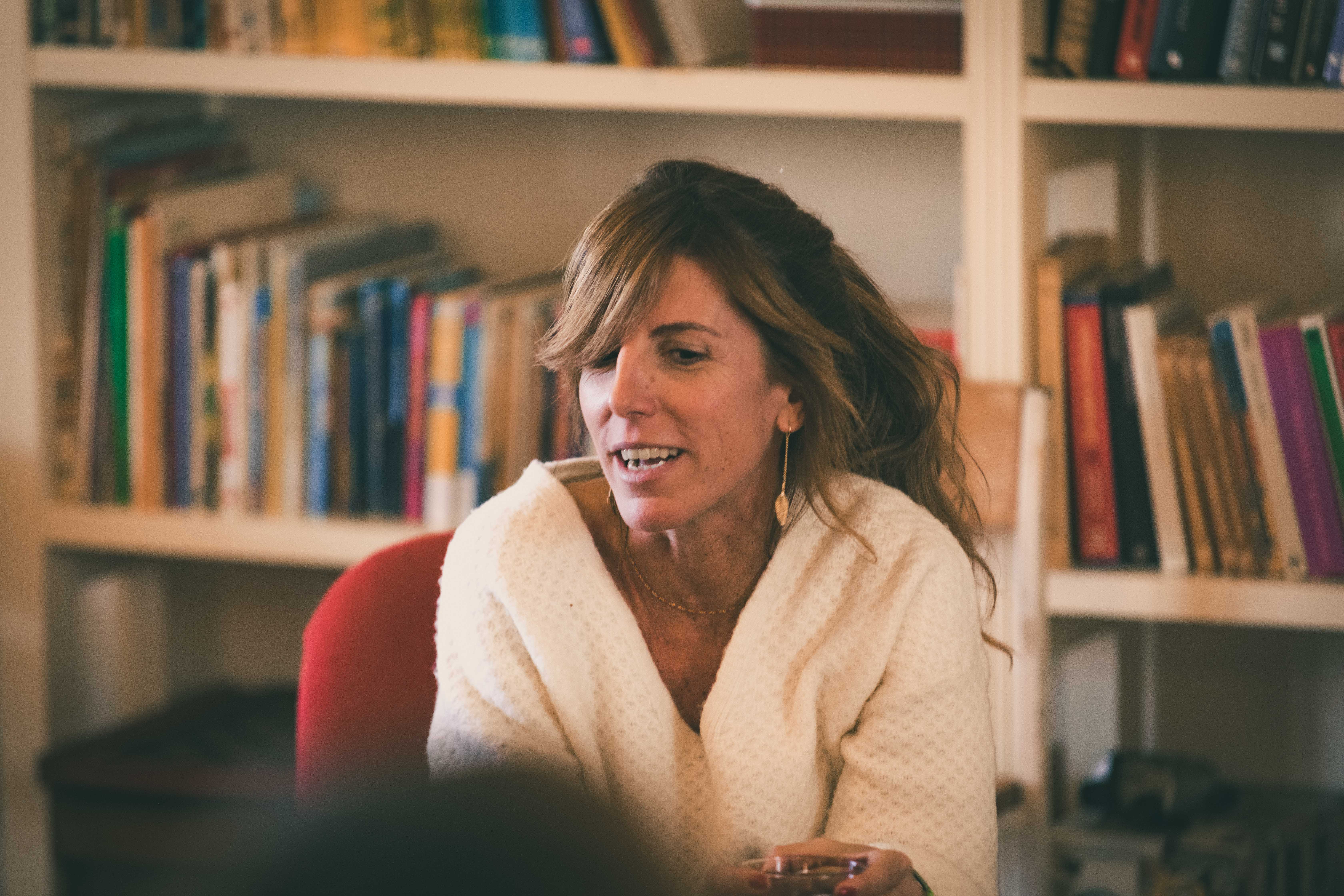 Pita Sopena: “Hay que darle una oportunidad a la literatura”. Foto: Oscar Peña