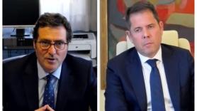 Antonio Garamendi, presidente de CEOE, y Gerardo Cuerva, presidente de Cepyme