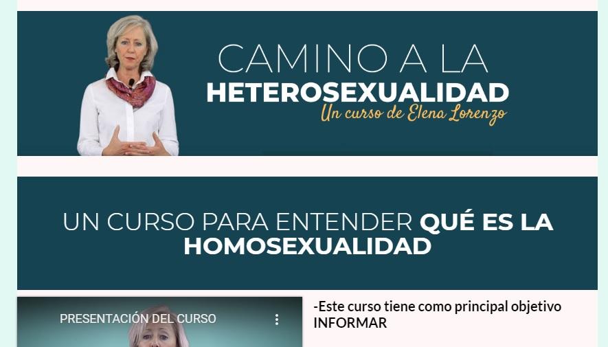 Captura de pantalla de la web de Elena Lorenzo. Captura de pantalla de la web de Elena Lorenzo.