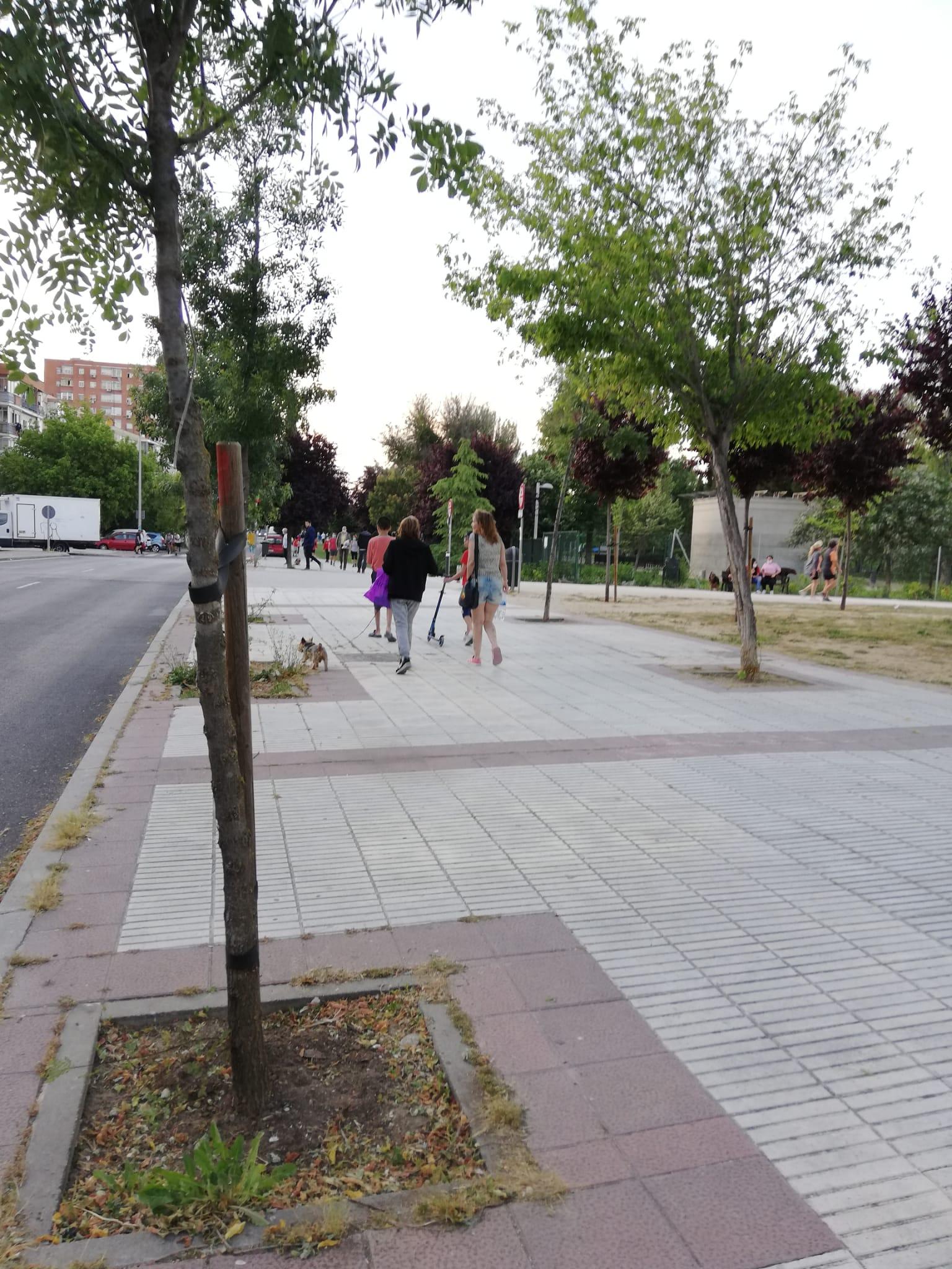 Madrileños disfrutando del paseo o haciendo deporte tras el confinamiento