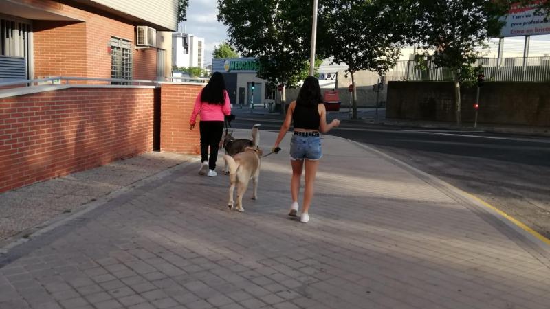 Madrileños disfrutando del paseo o haciendo deporte tras el confinamiento