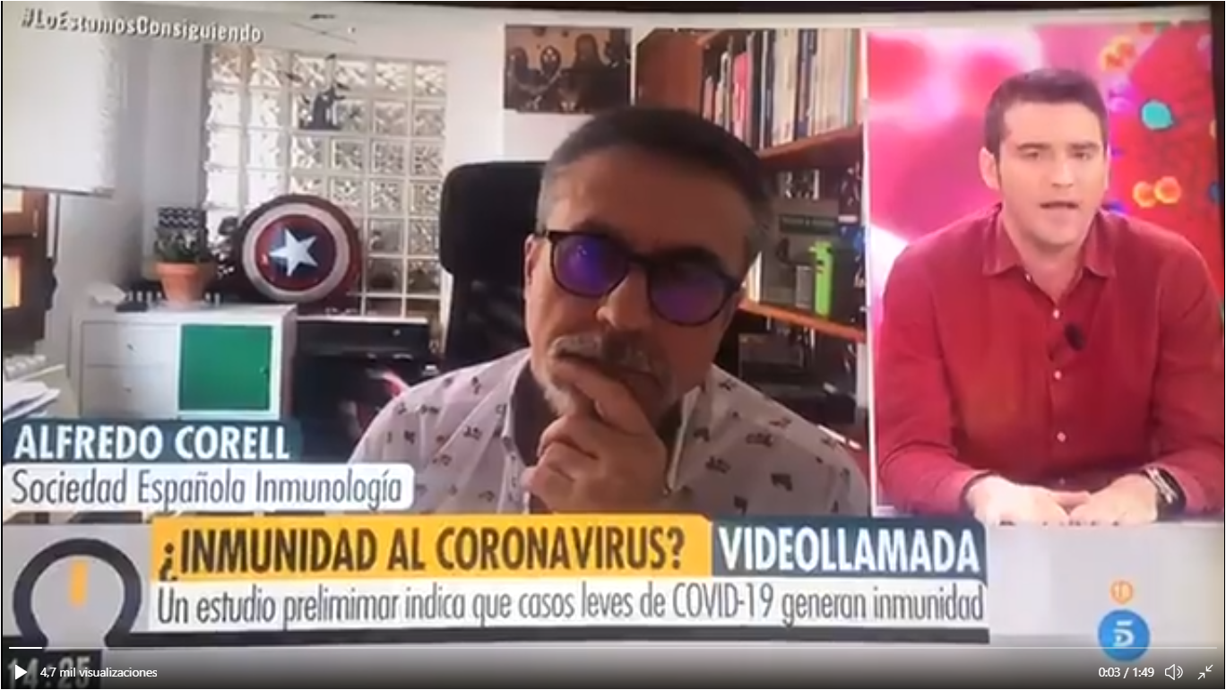 El experto Alfredo Corell en 'Ya es mediodía' con Javier Negre. Twitter