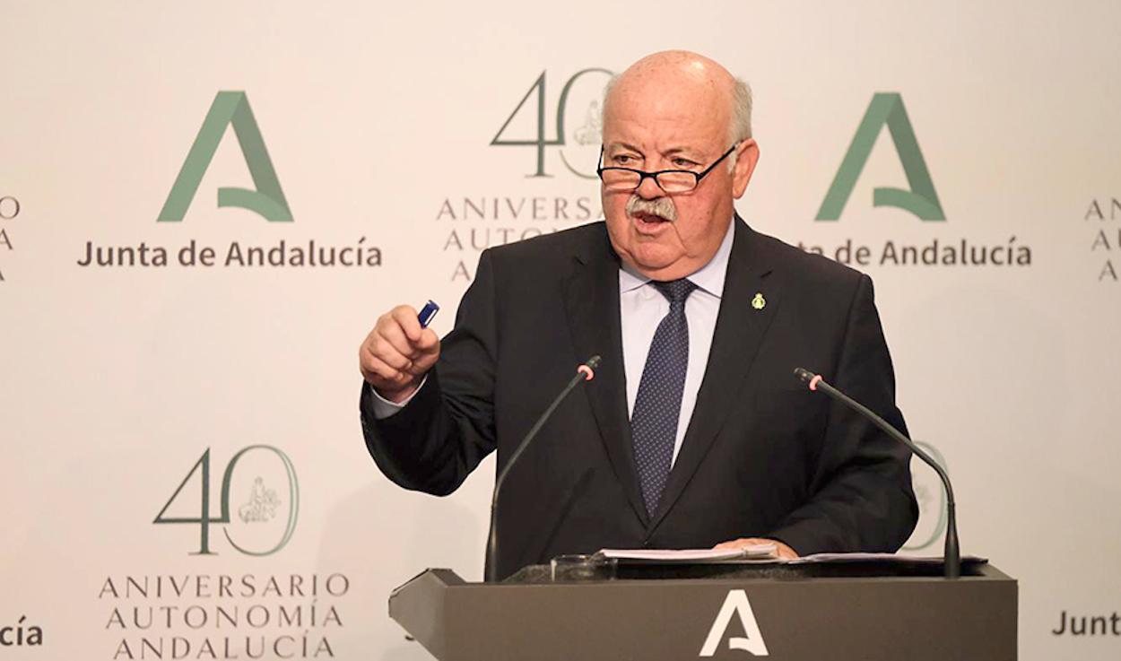 Jesús Aguirre, consejero de Salud, en una imagen de archivo.