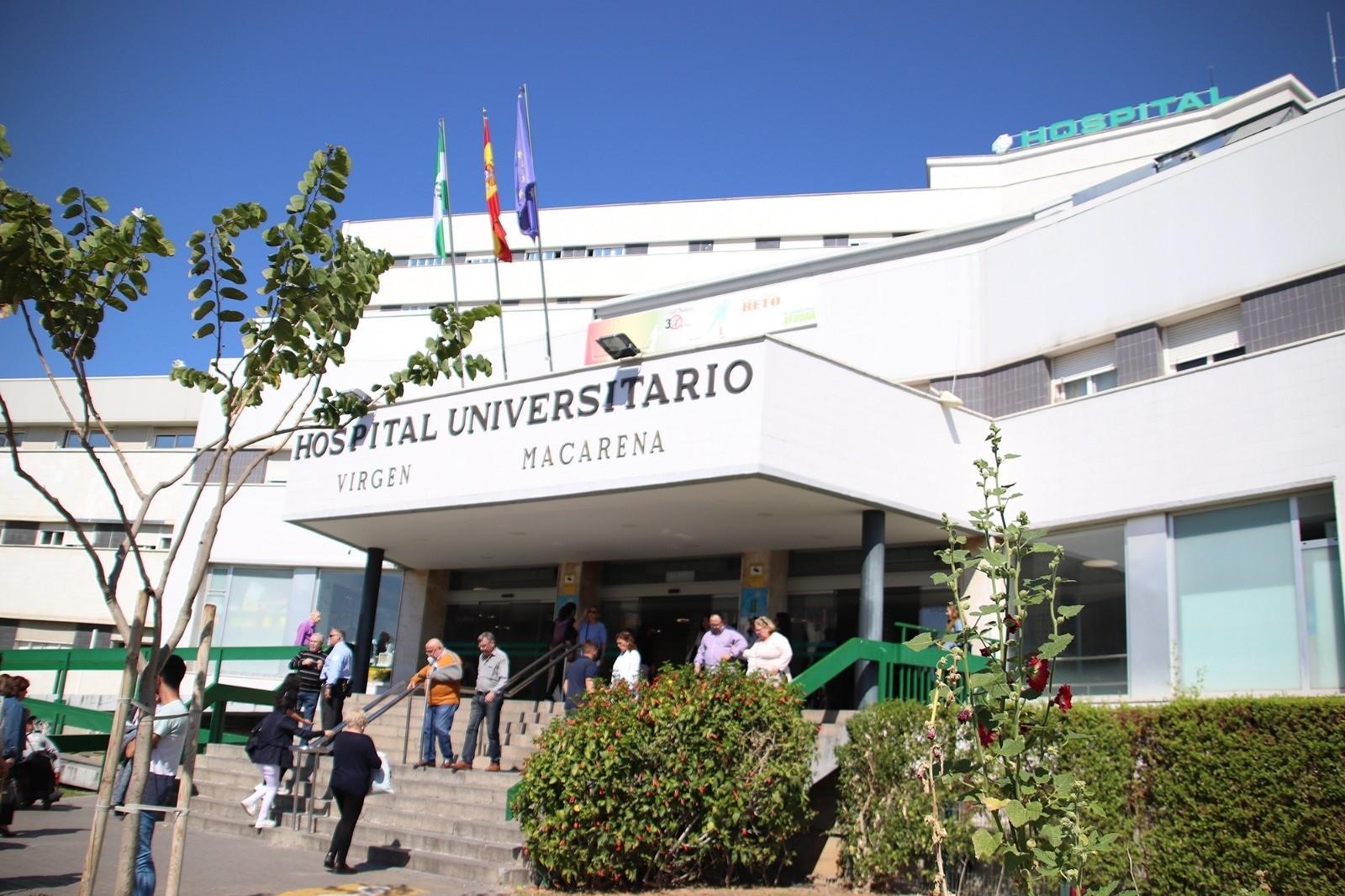 Fachada Hospital Universitario Virgen Macarena. EP
