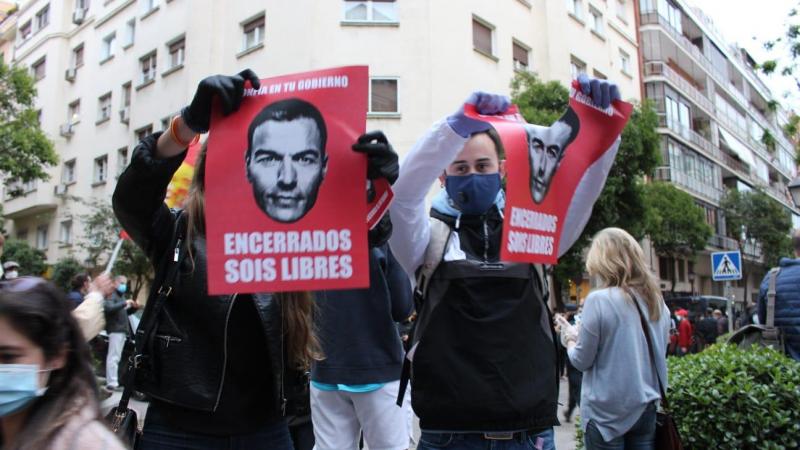 Carteles de la manifestación