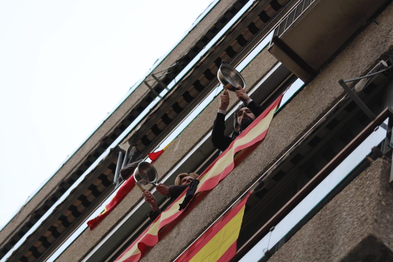 Manifestación barrio de Salamanca