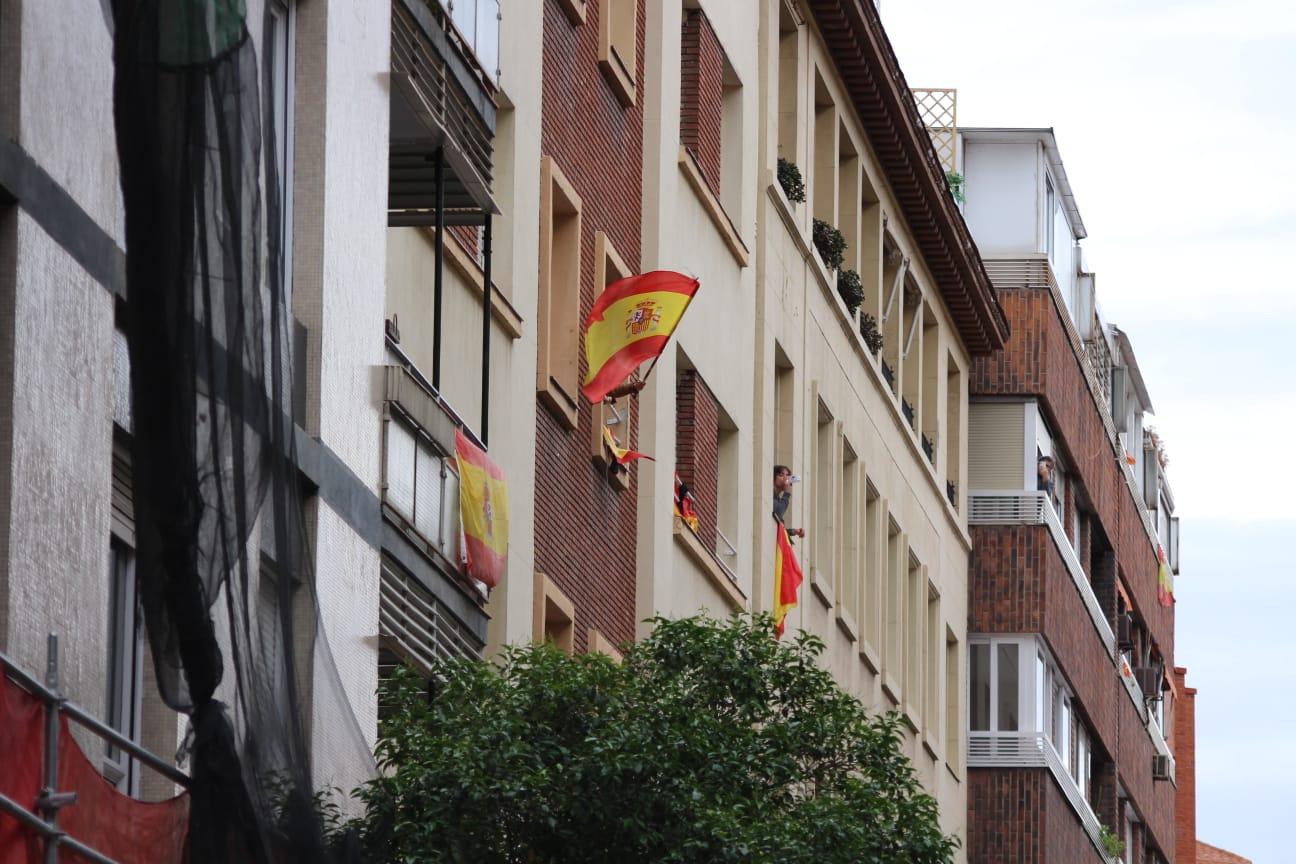 Manifestación barrio de Salamanca