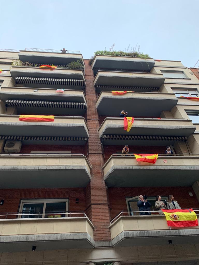 Manifestación barrio de Salamanca