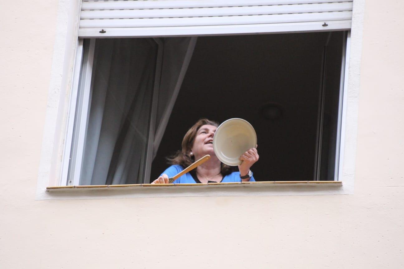 Manifestación barrio de Salamanca